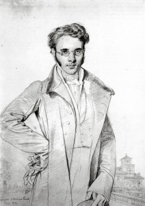Jean-August-Dominique Ingres - Portrait of Andre Benoit Barreau, called Taurel 1819